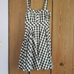 Modcloth gingham swing dress
